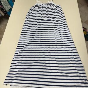 Sundry Navy and White Striped Dress